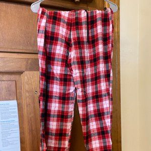 Victoria's Secret Red Flannel Long PJ Pants sz Med